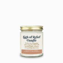 Load image into Gallery viewer, 9oz Relaxation Candle Sigh of Relief Candle Non Toxic Candle Soy &amp; Coconut Wax Candle Stress Relief Gift
