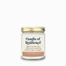 Load image into Gallery viewer, Candle of Resilience Self-Care Candle Gift for Helping Professionals Non Toxic Candle Relaxation Candle Soy and Coconut Wax Candle
