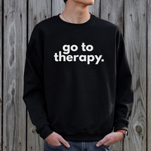 Load image into Gallery viewer, Go To Therapy T-shirt Mental Health Advocacy Shirt
