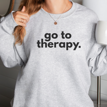Load image into Gallery viewer, Go To Therapy T-shirt Mental Health Advocacy Shirt