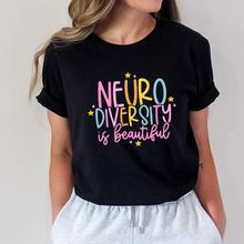 Load image into Gallery viewer, Neurodiversity Shirt Neurodiversity is Beautiful Shirt Mental Health Advocacy Clothing Positivity Shirt Inclusion Shirt Celebrate Diversity
