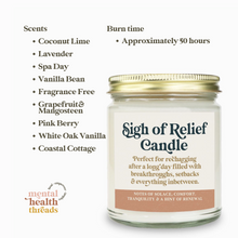 Load image into Gallery viewer, Candle of Resilience Self-Care Candle Gift for Helping Professionals Non Toxic Candle Relaxation Candle Soy and Coconut Wax Candle
