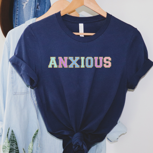 ANXIOUS Patchwork "Look" T-Shirt and Sweatshirt