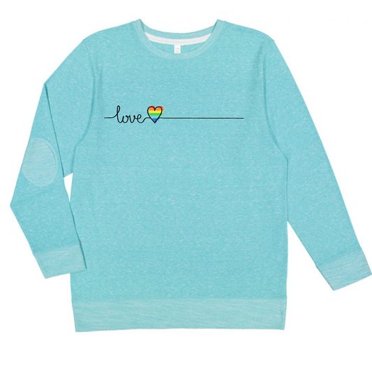 Love Heart Rainbow Sweatshirt