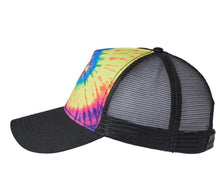 Load image into Gallery viewer, Choose Happy Tie Dye Trucker Hat