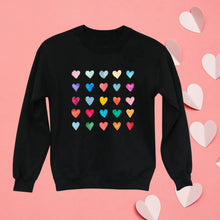 Load image into Gallery viewer, Watercolor Hearts T-Shirt and Sweatshirt