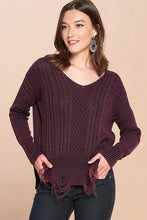 Load image into Gallery viewer, Merlot Mood Sweater