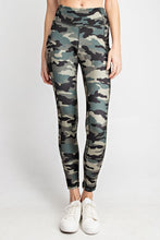 Load image into Gallery viewer, Olive Camo Leggings